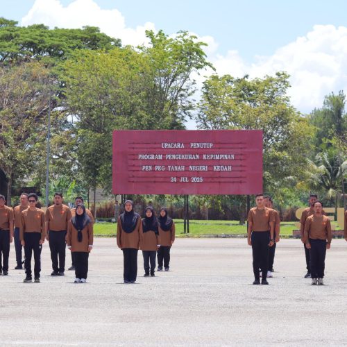 Majlis Penutup Program Pengukuhan Kepimpinan Penolong Pegawai Tanah Negeri Kedah Tahun 2025
